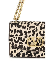 VALENTINO GARAVANI OS animalier pony effect shoulder bag