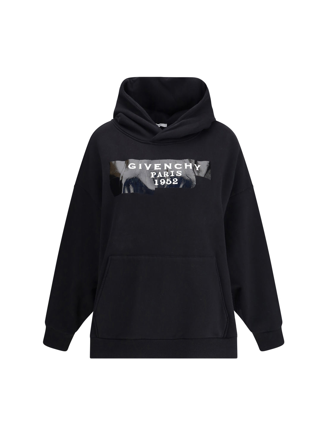 GIVENCHY L gauzy fabric hoodie with givenchy tape