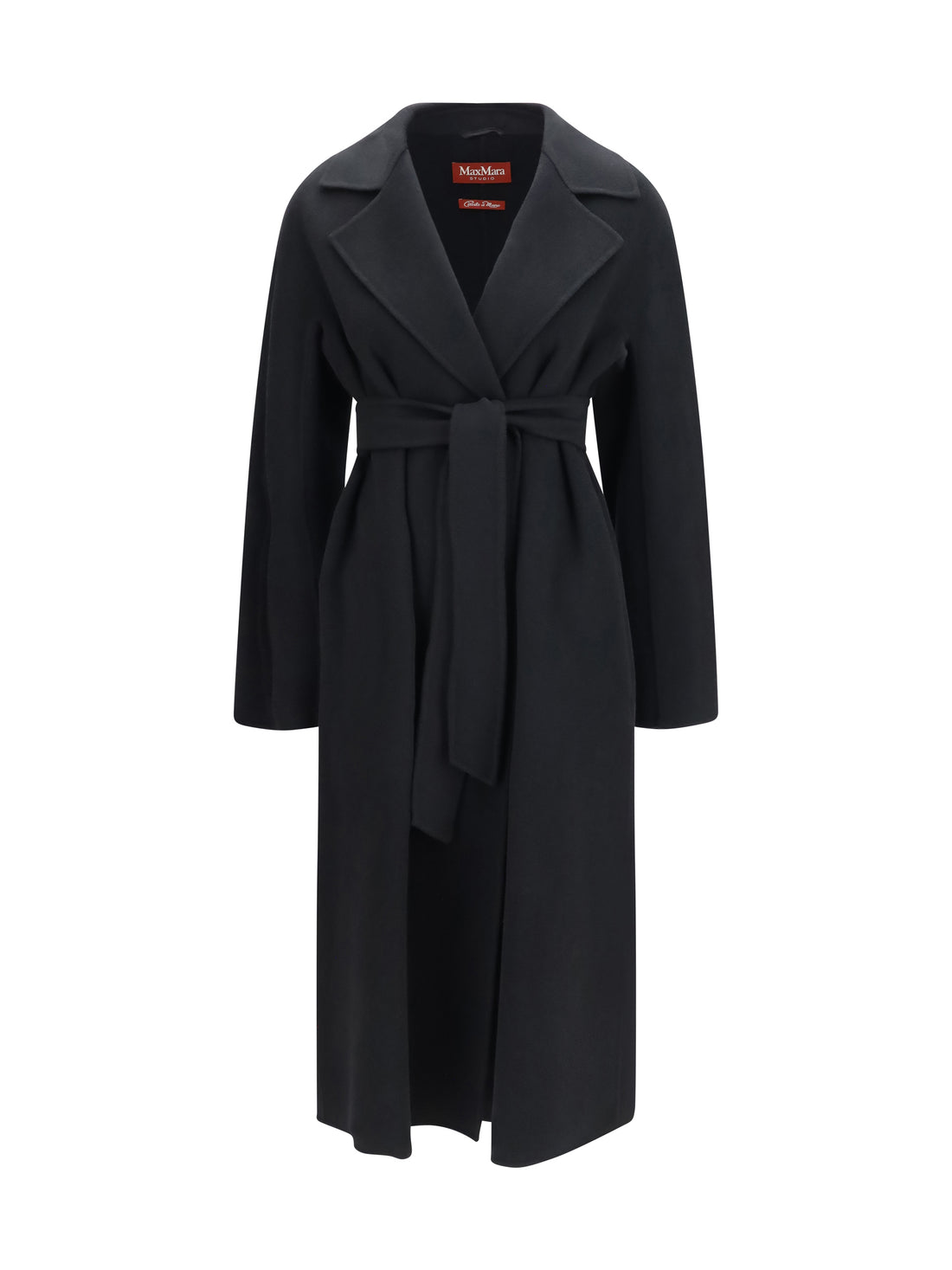 MAX MARA STUDIO 40 long robe coat in wool, cashmere and silk