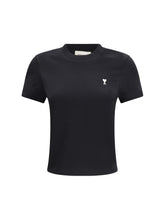 AMI PARIS L ami de coeur cropped t-shirt