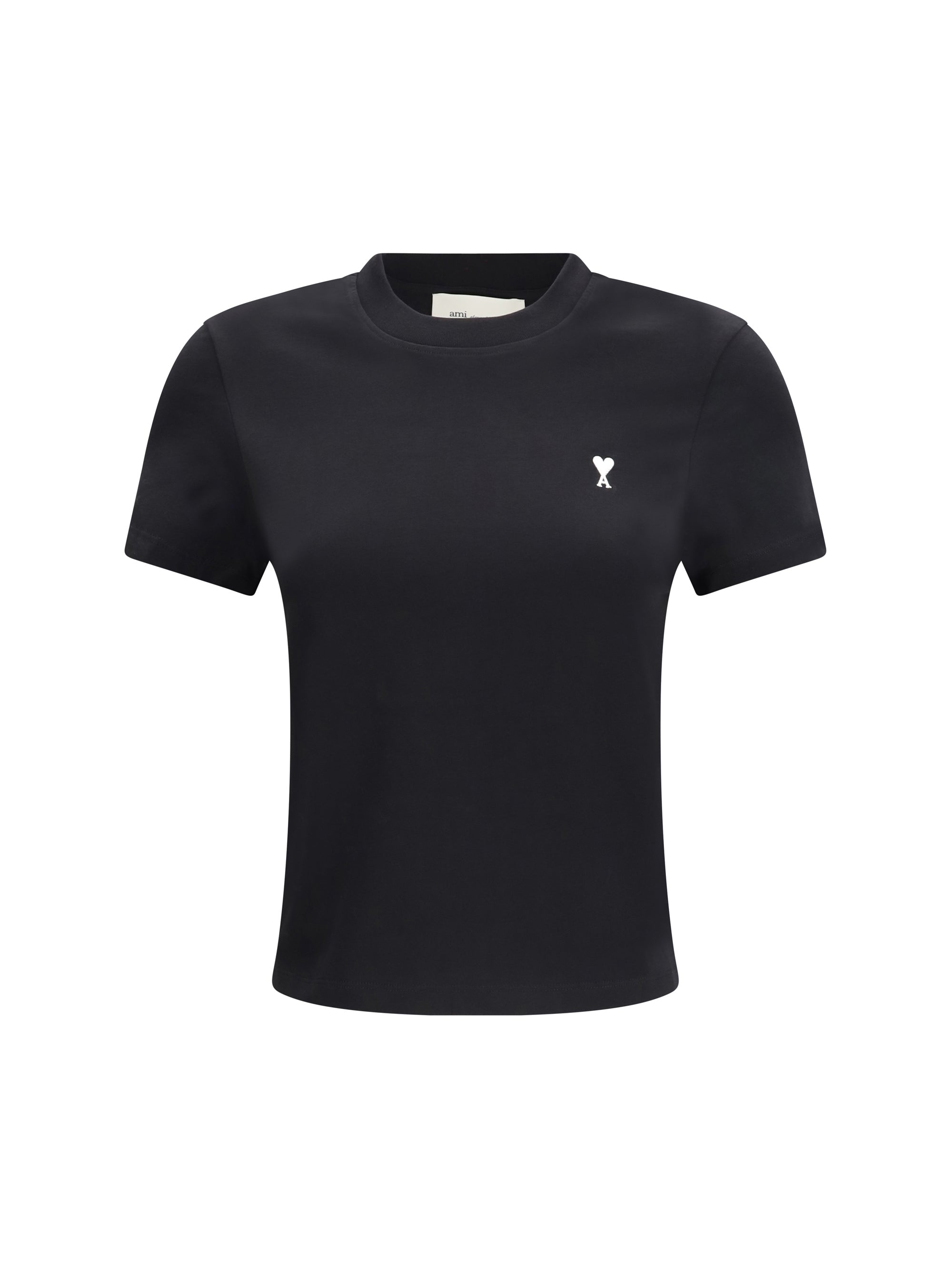 AMI PARIS L ami de coeur cropped t-shirt