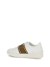 rockstud untitled sneakers with suede band