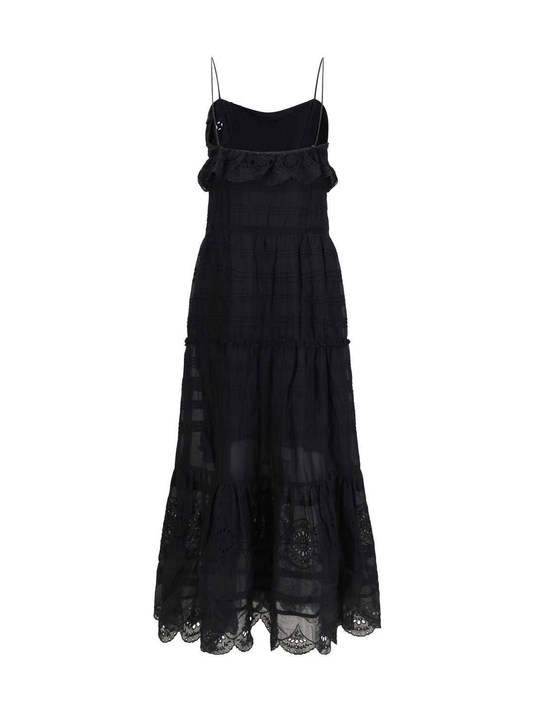 MARANT ETOILE 36 paule long ruffled dress