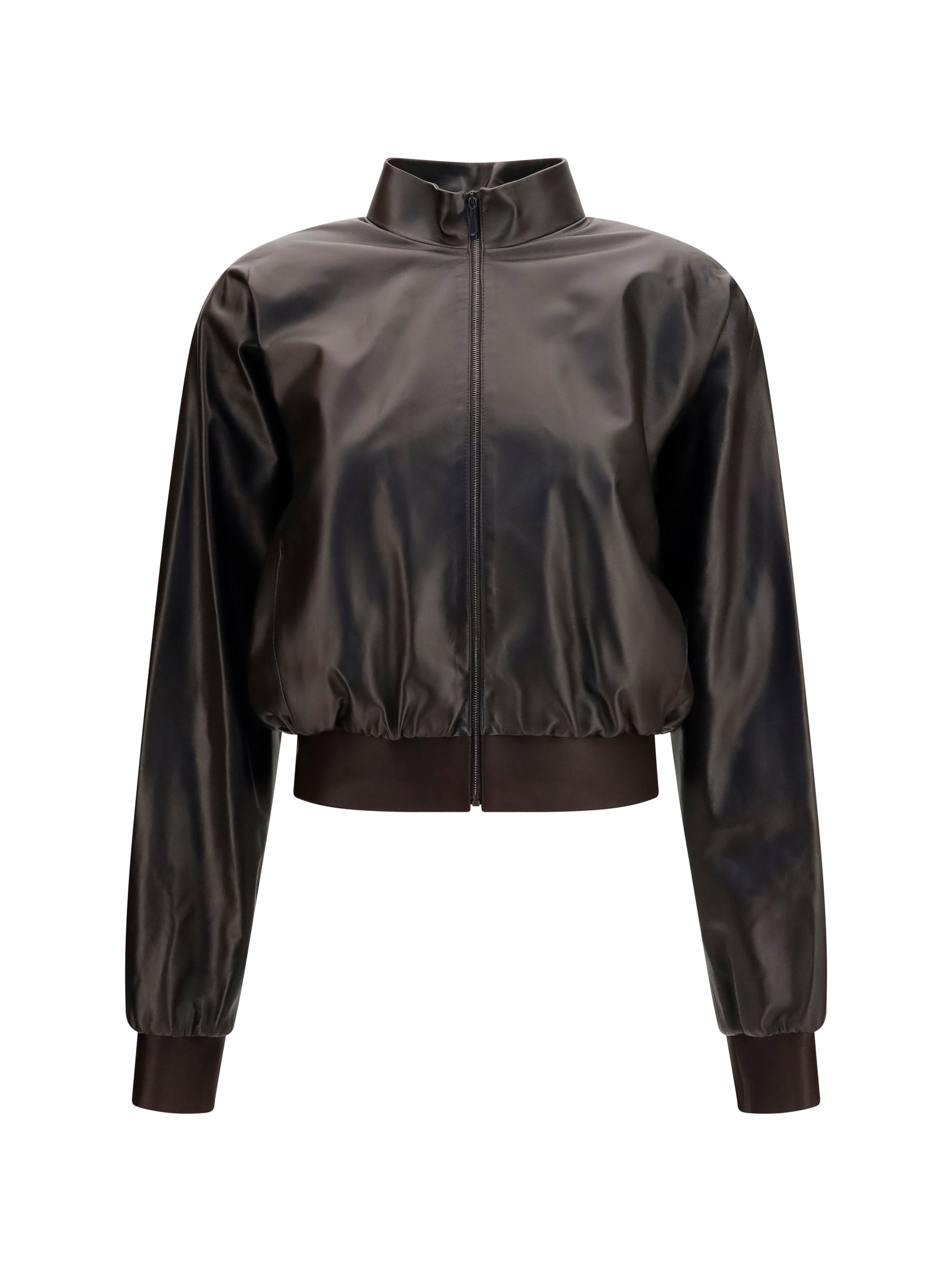 soft nappa bomber jacket