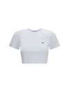 angels patch cropped t-shirt