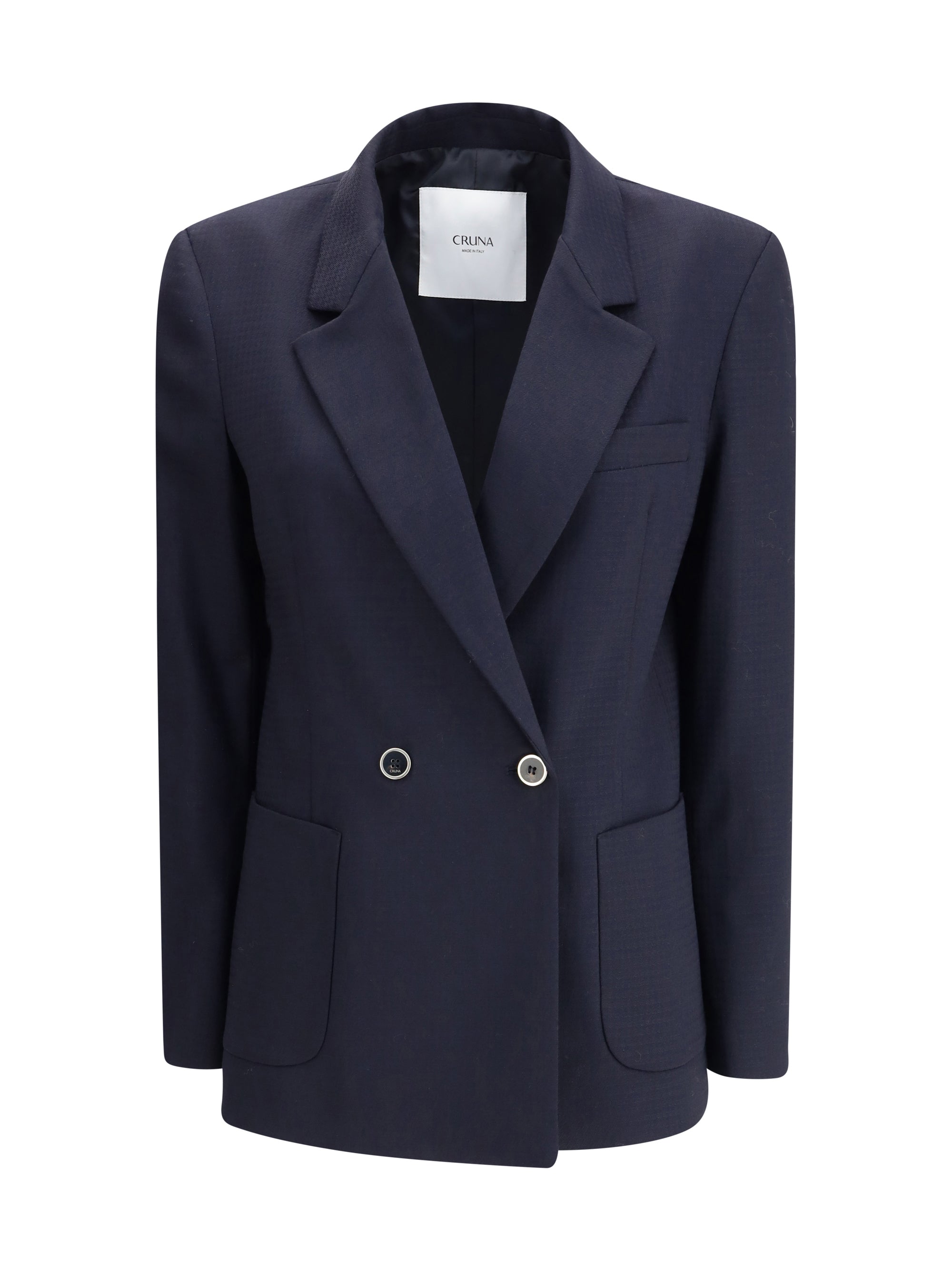 CRUNA 42 single-breasted houndstooth blazer