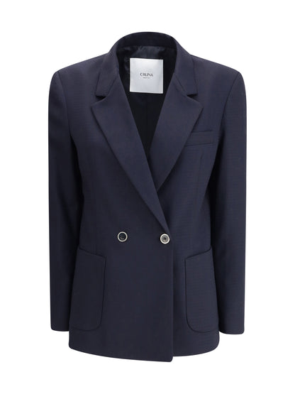 CRUNA 42 single-breasted houndstooth blazer