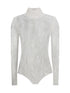 BALMAIN 38 lace bodysuit