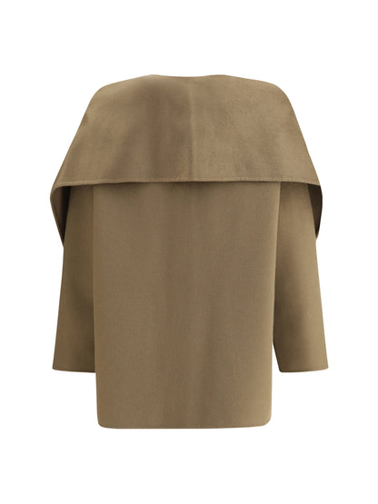 DYNAMIS STUDIO 40 wool scarf coat