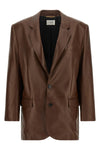saint laurent single-breasted blazer is expertly