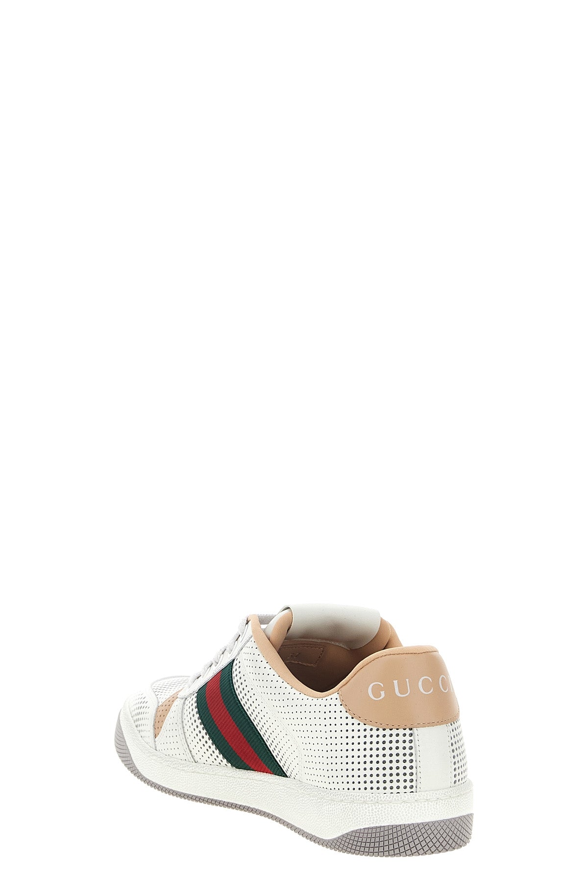 gucci screener sneakers reinterpret the classic sporty silhouettes of the seve