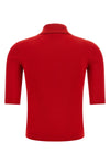 the gucci crop polo shirt is made of fine silk enriched