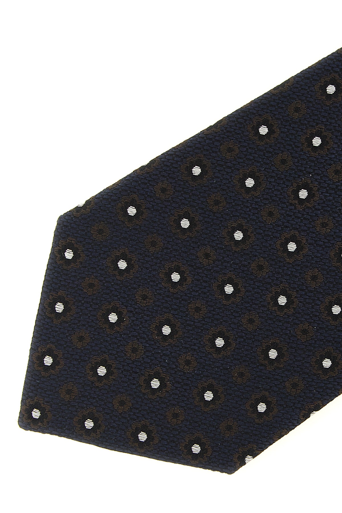 the saint laurent tie in fine silk jacquard