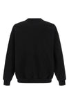 the balenciaga pure black cotton crew neck sweatshirt