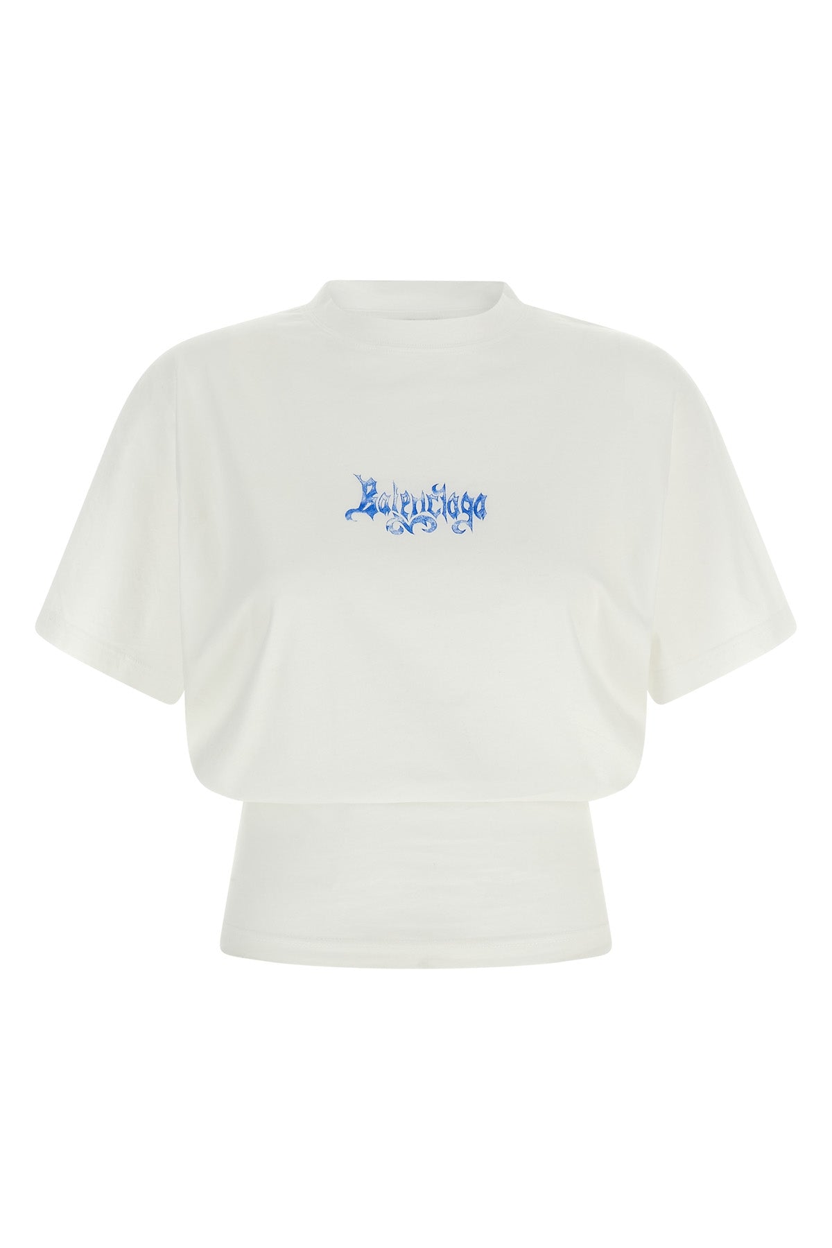 the balenciaga top redefines the proportions of everyday wardrobe through a bold
