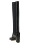saint laurent louis high boots embody a rigorous and structured elegance