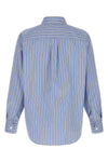 the saint laurent striped cotton poplin shirt