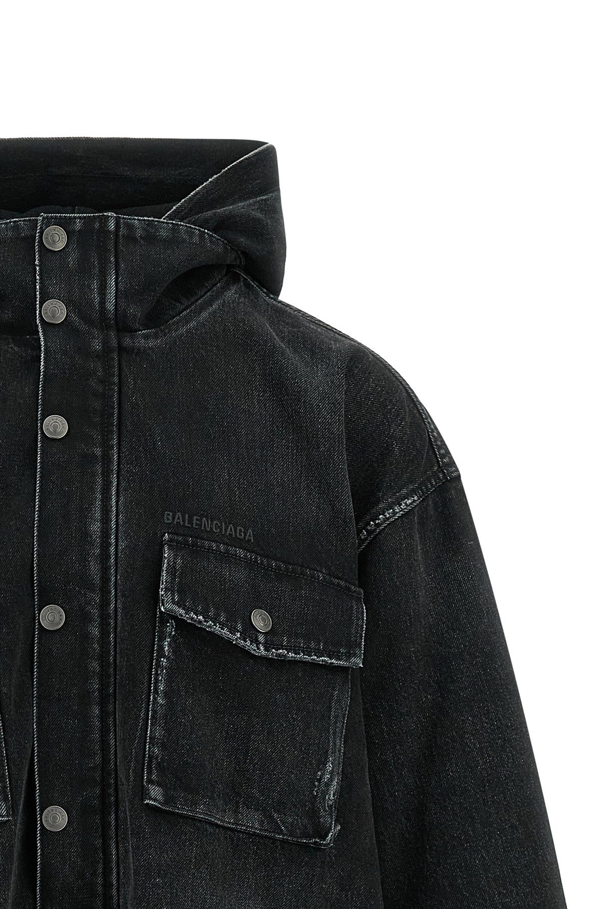 the balenciaga cargo hooded jacket