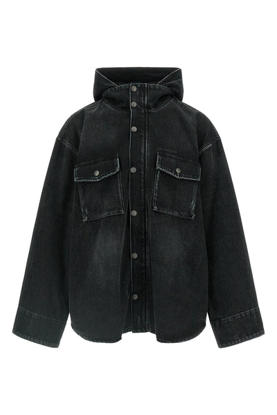 the balenciaga cargo hooded jacket