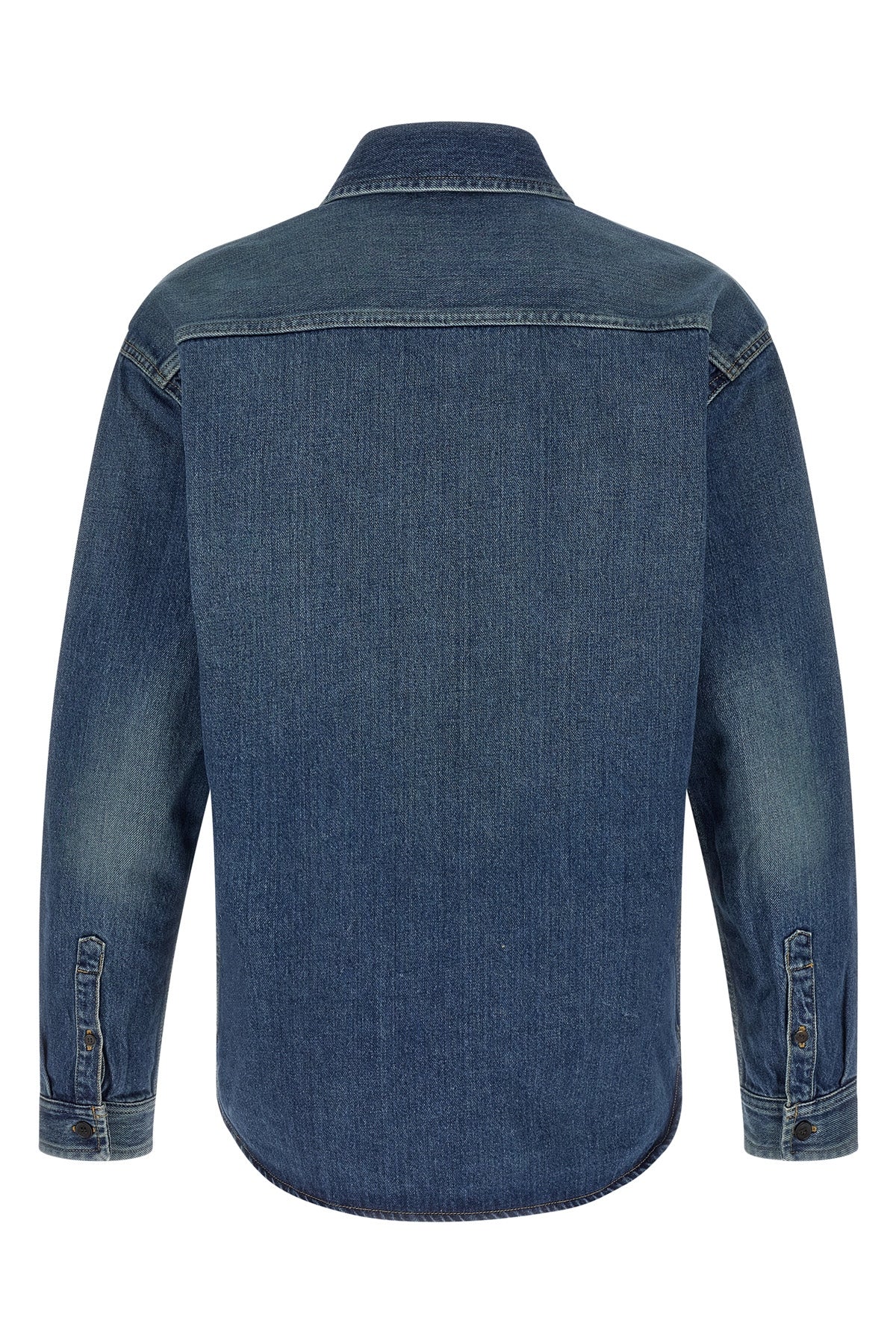 the saint laurent pure cotton denim shirt