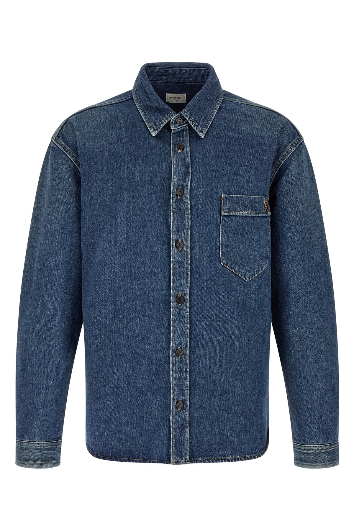 the saint laurent pure cotton denim shirt