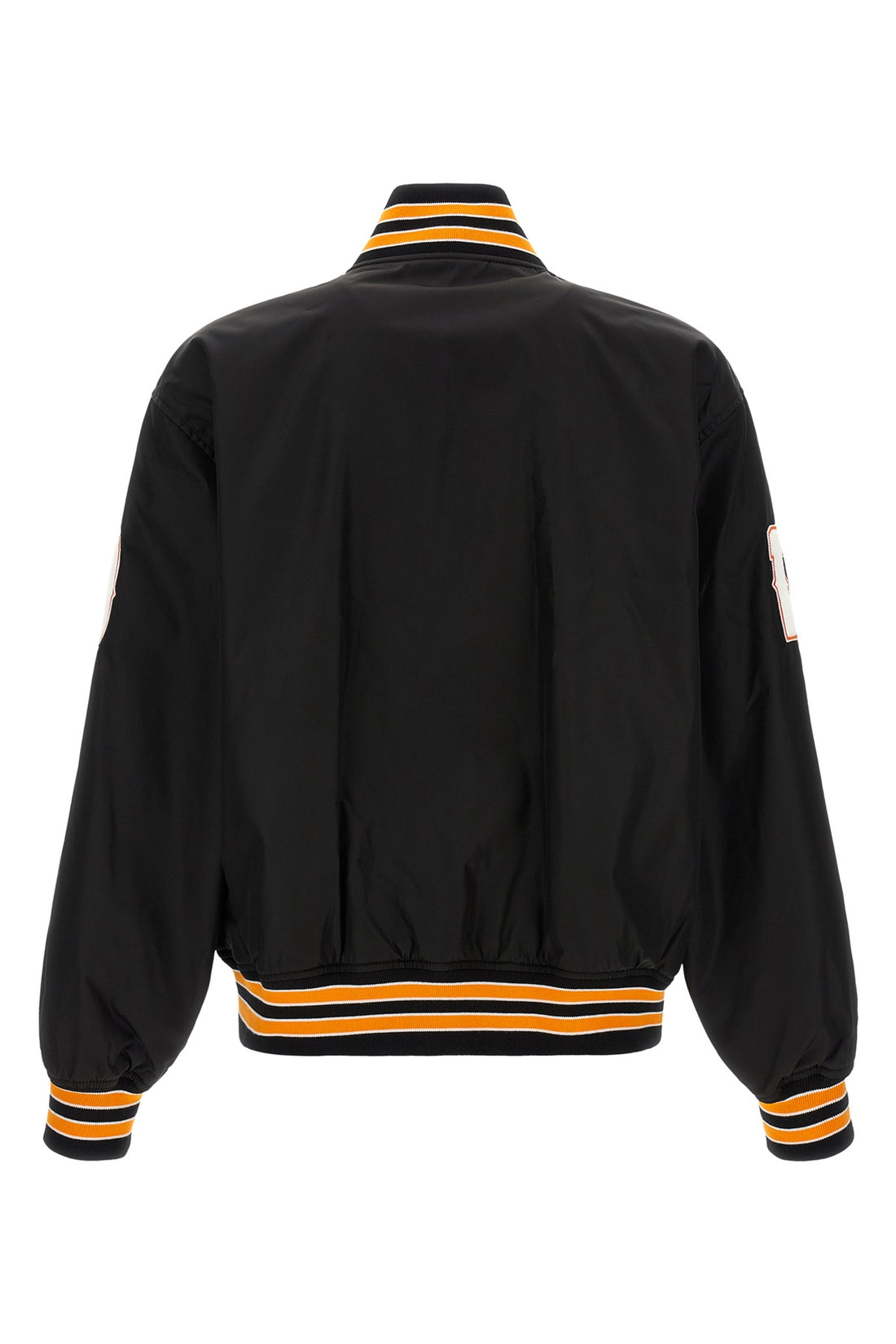 BALENCIAGA 48 the varsity balenciaga jacket in black technical twill
