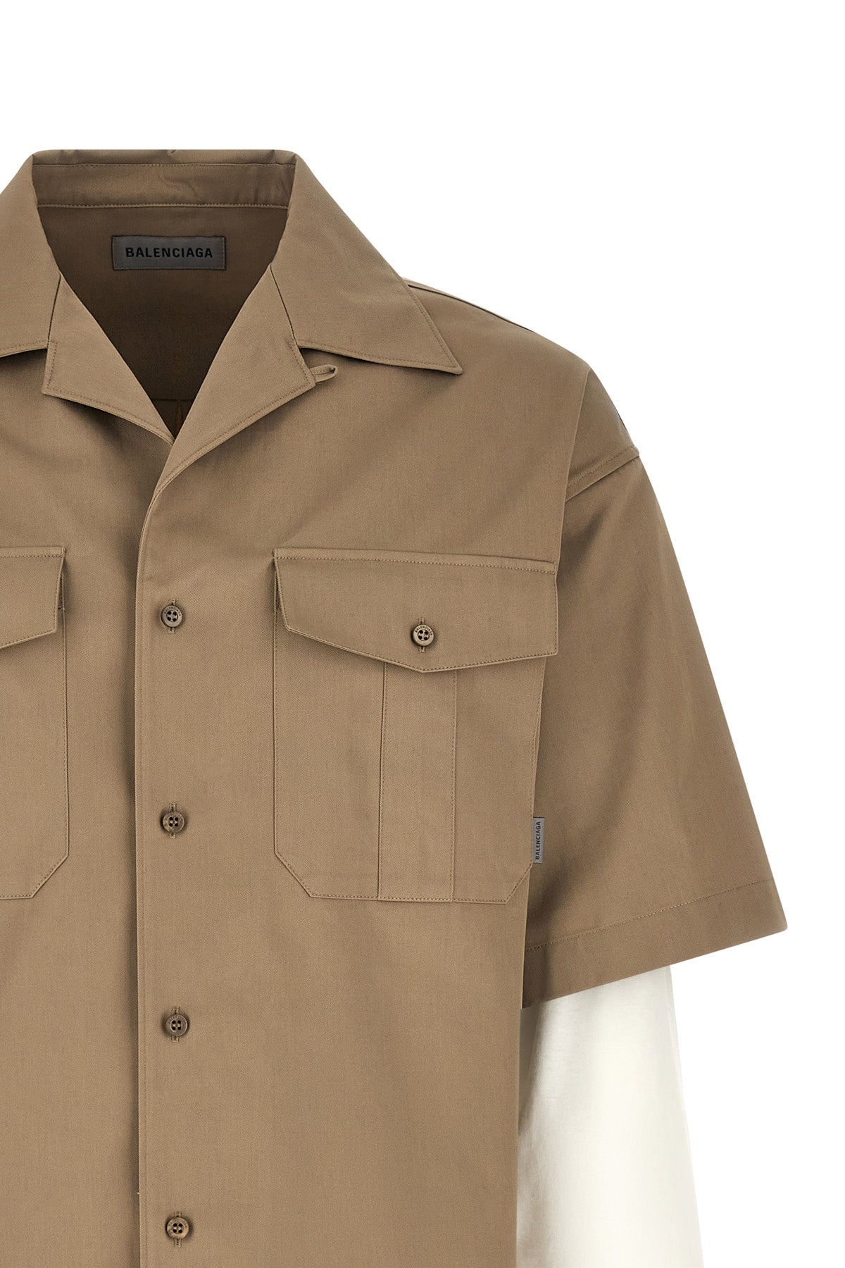 the balenciaga short-sleeved shirt