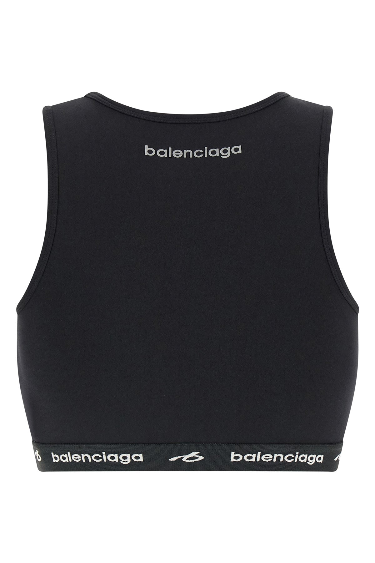 the balenciaga techwear bra top redefines activewear through a rigorous tailor