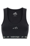 the balenciaga techwear bra top redefines activewear through a rigorous tailor