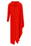 the balenciaga drappeggiato dress redefines the codes of tailoring through an