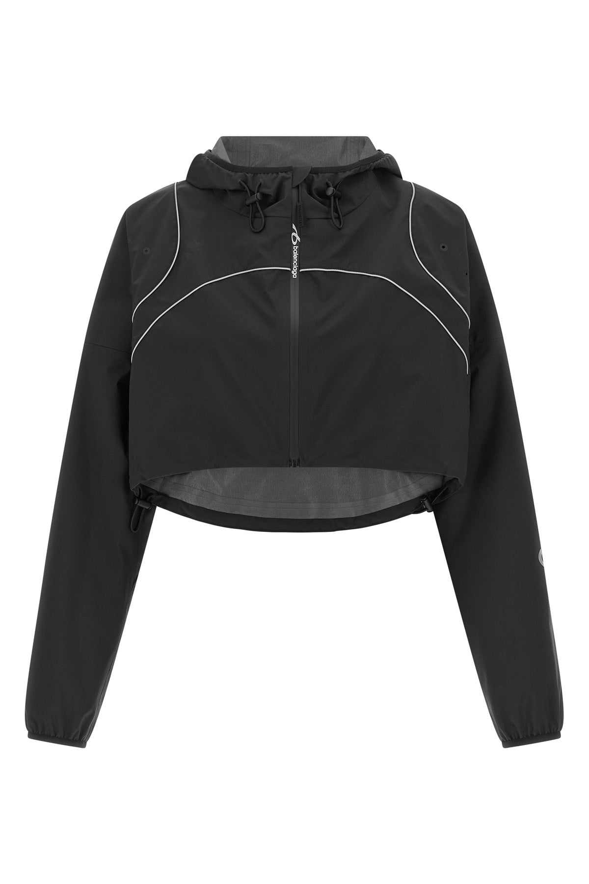 the balenciaga techwear cropped sweatshirt redefines the contemporary concept