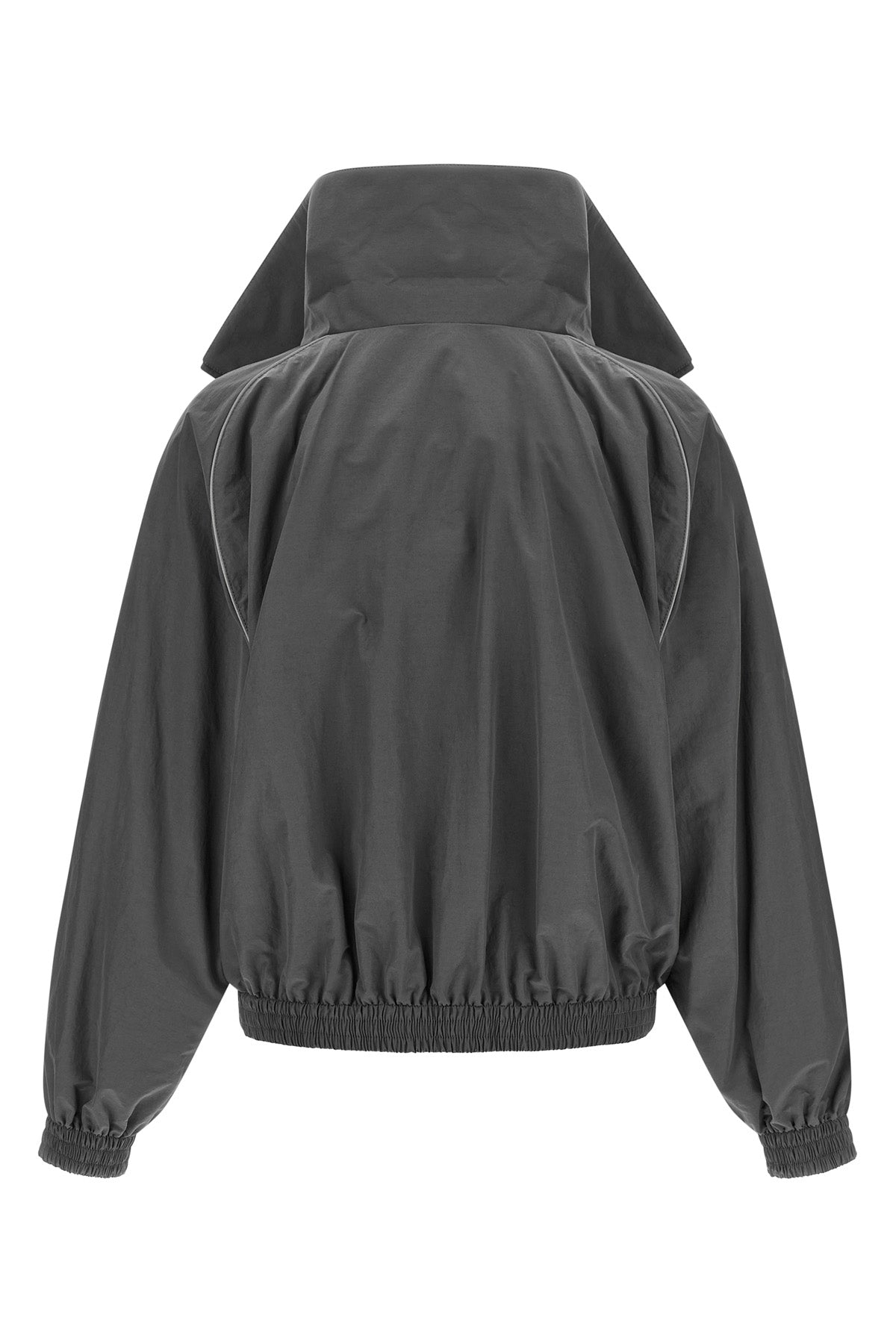 the balenciaga sweatshirt redefines the codes of sportswear through sculptural v
