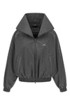 the balenciaga sweatshirt redefines the codes of sportswear through sculptural v