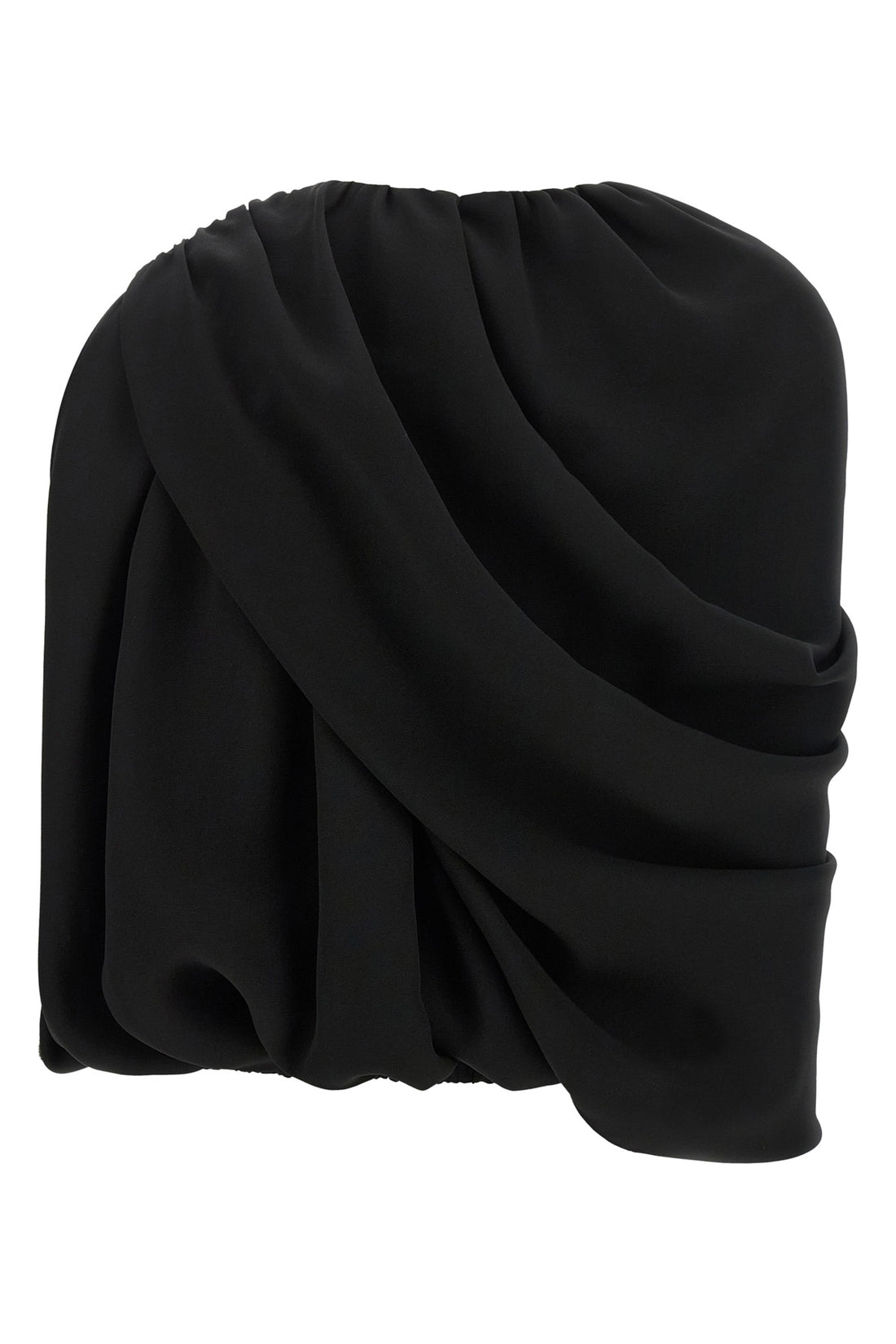 BALENCIAGA 34 the balenciaga top in silk cady redefines sartorial volumes through a sculptural