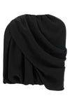 the balenciaga top in silk cady redefines sartorial volumes through a sculptural