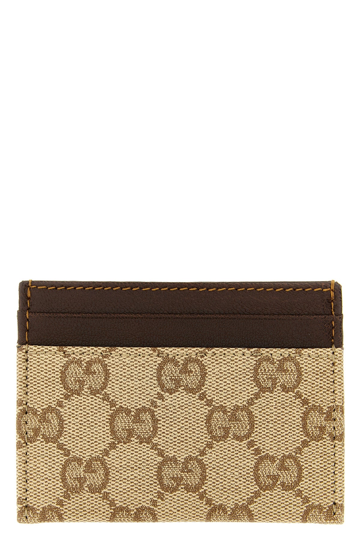 the gucci essence classic card holder in gg fabric