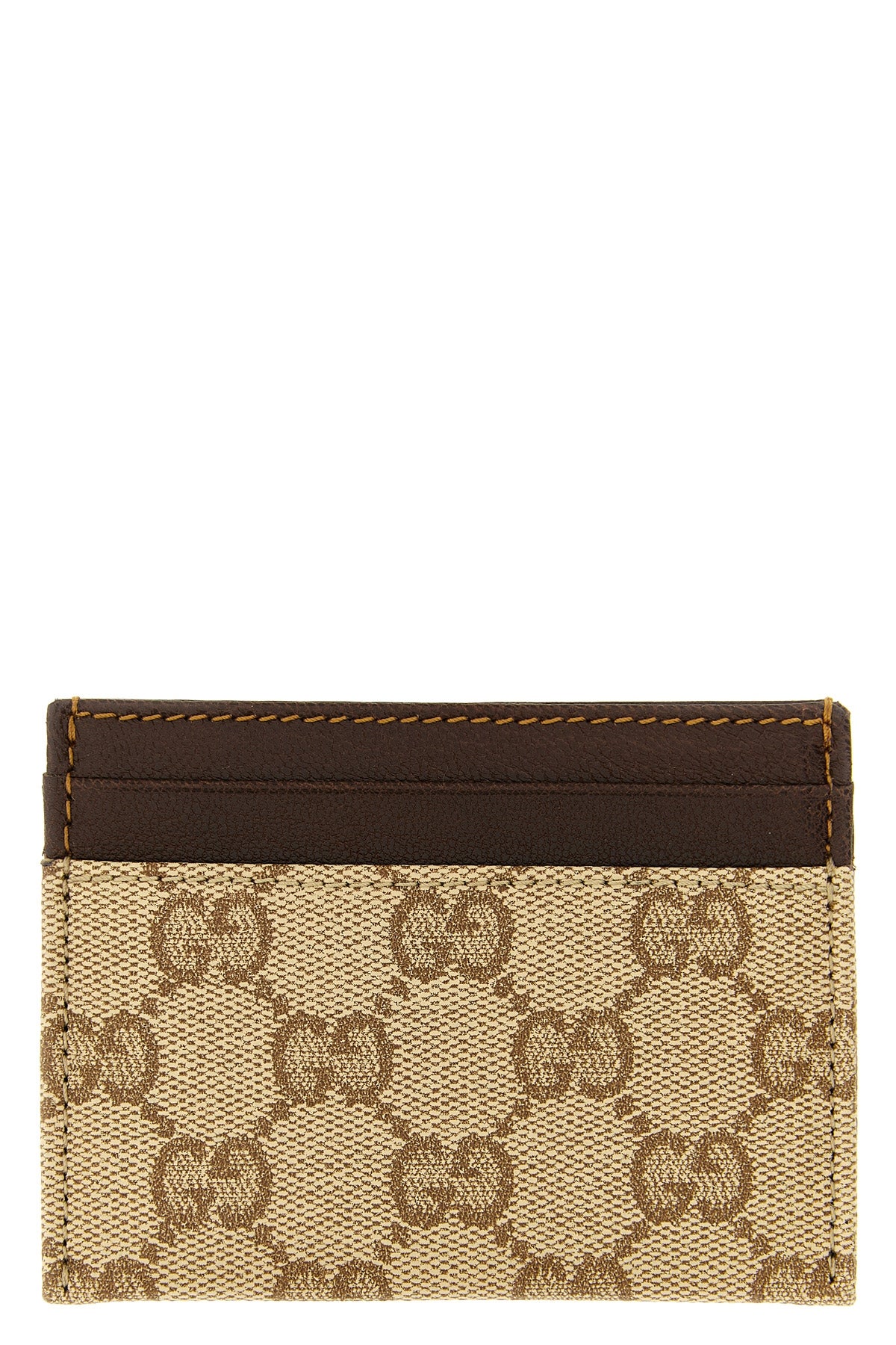 the gucci essence classic card holder in gg fabric