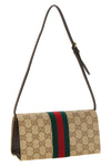 the gucci pouch is made of iconic cotton and linen canvas