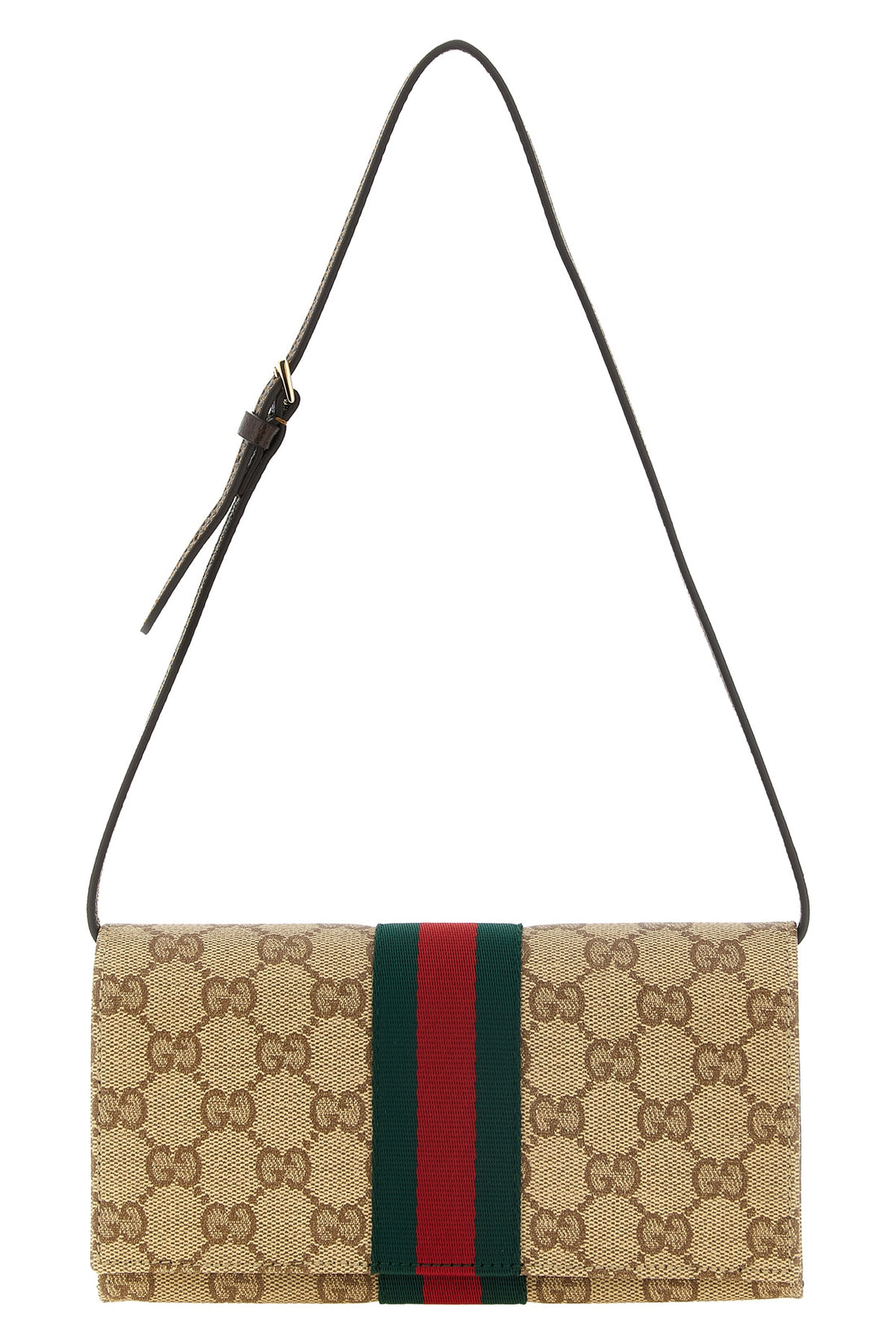 GUCCI OS the gucci pouch is made of iconic cotton and linen canvas