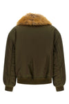 the saint laurent bomber jacket stands out for an innovative construction that b