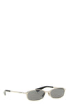 saint laurent sl 934 mia sunglasses feature an elongated oval silhouette that