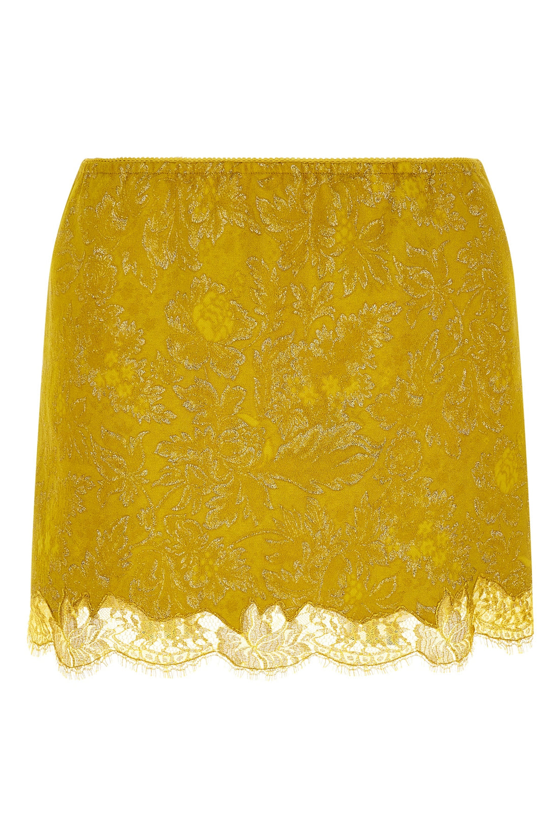 SAINT LAURENT 34 saint laurent barocca mini skirt embodies a sophisticated approach to texture