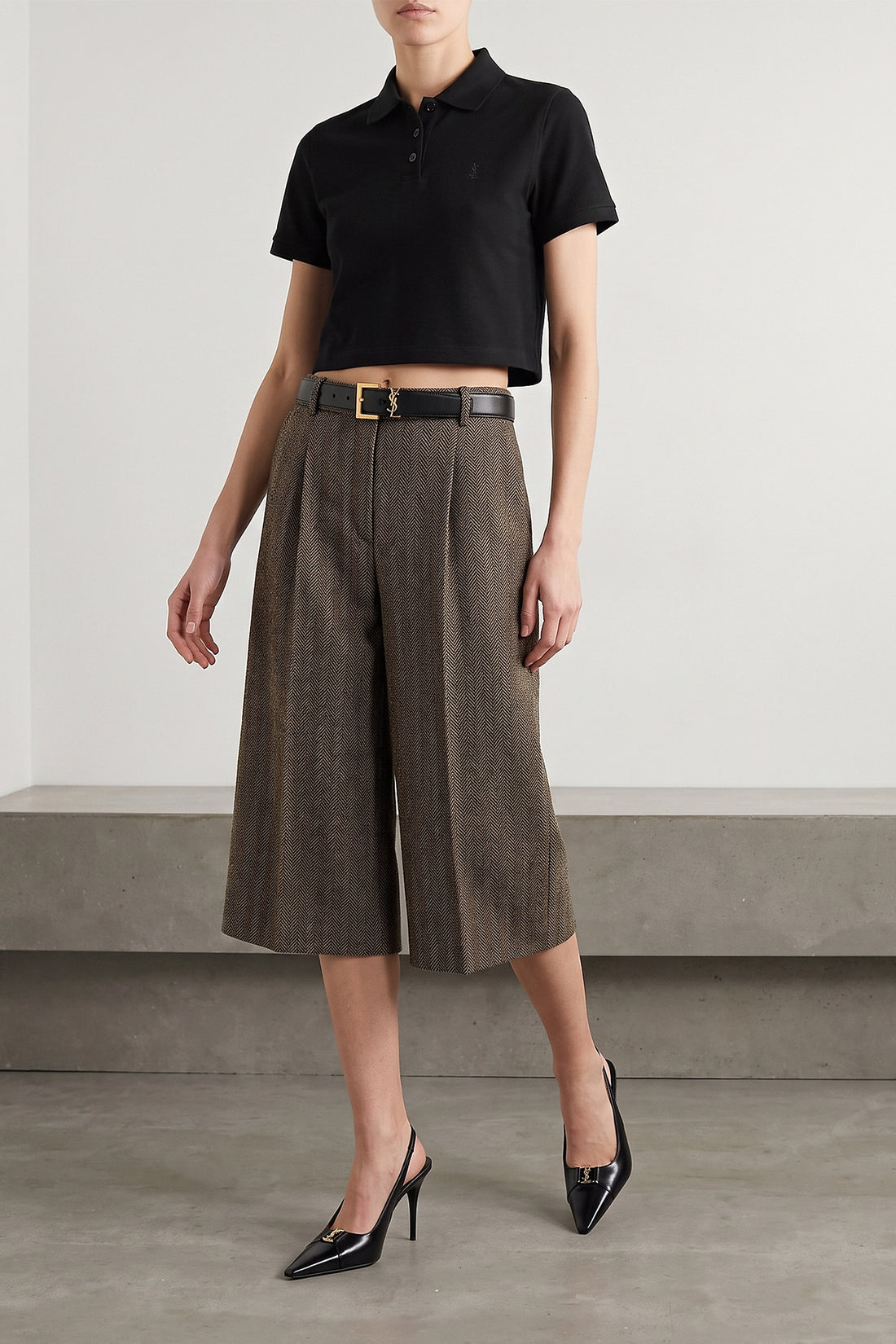 SAINT LAURENT L the saint laurent polo shirt redefines a wardrobe classic through contemporary p