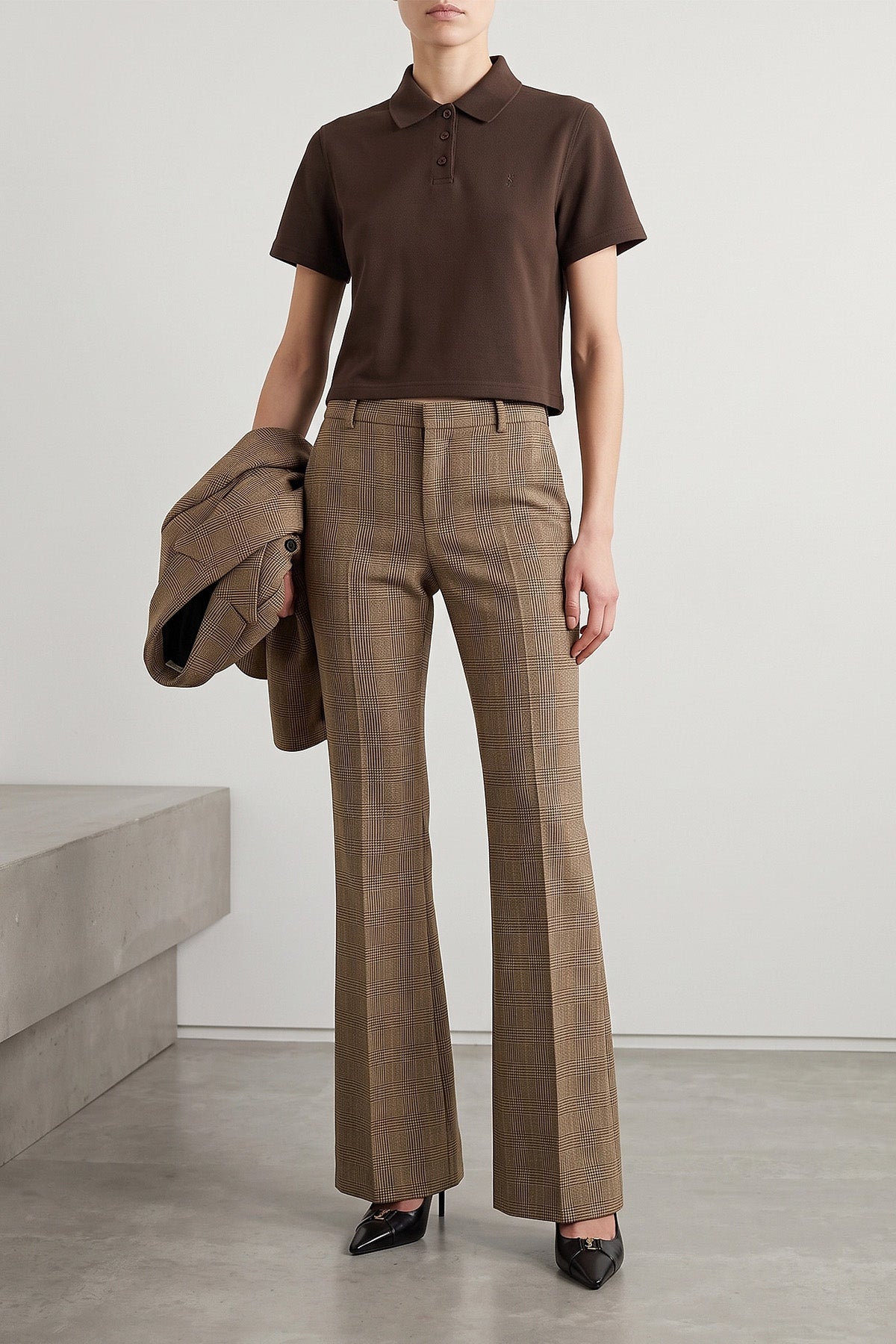 the saint laurent polo shirt redefines the codes of casual dress through a rigor