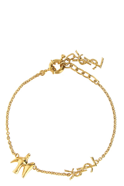 the saint laurent bracelet embodies an elegance whispered through a delicate fin