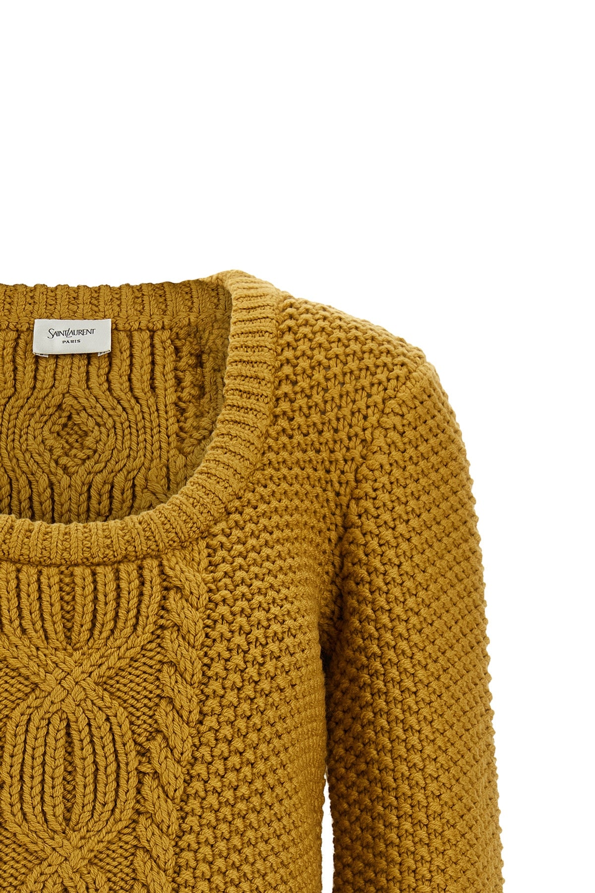 the saint laurent wide-neck sweater