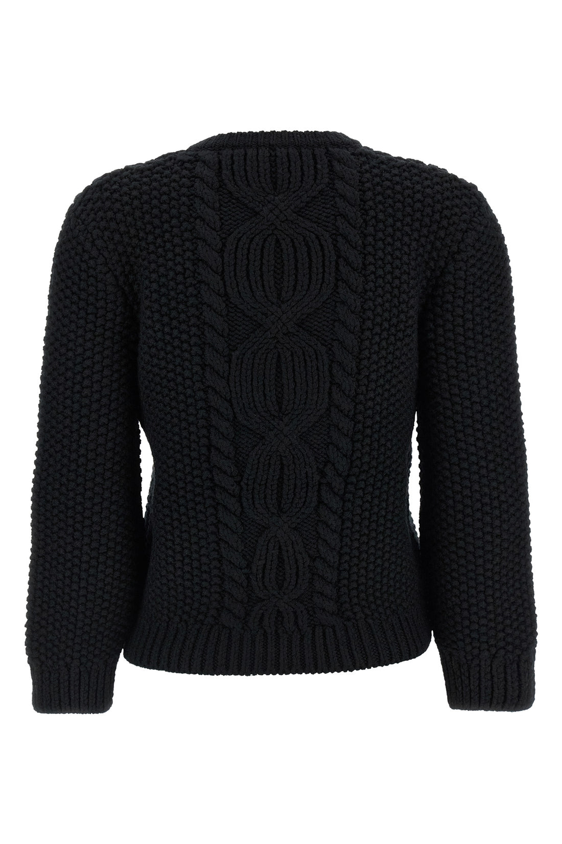 SAINT LAURENT L the saint laurent black crew neck sweater