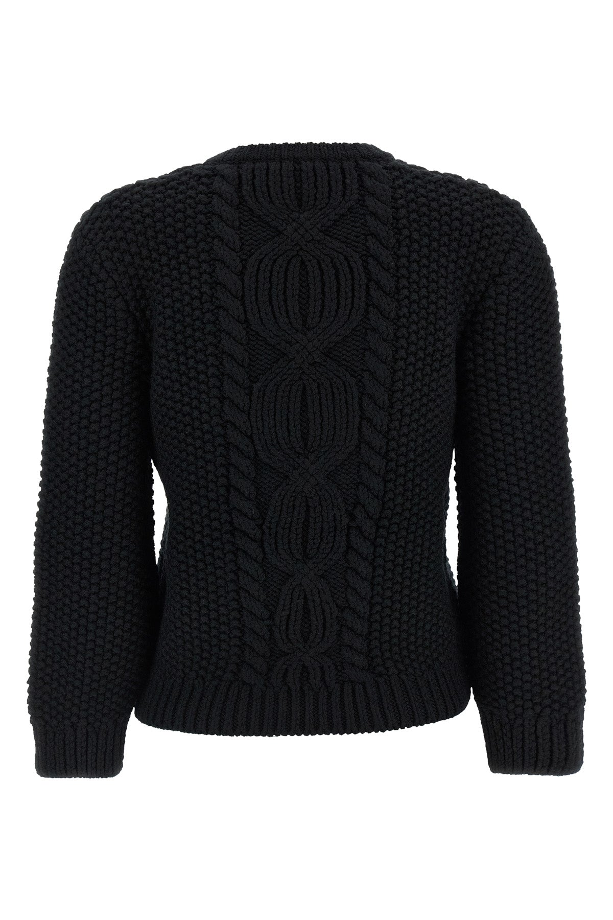 the saint laurent black crew neck sweater