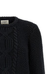 the saint laurent black crew neck sweater