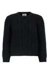 the saint laurent black crew neck sweater